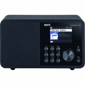 DABMAN i160 DAB+ en internetradio Zwart