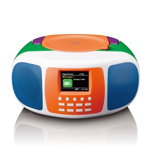 Draagbare DAB+/FM radio met Bluetooth®, CD-speler en groot LCD kleurendisplay
