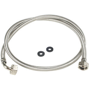 Metalen toevoerslang 2,0m hoek