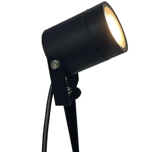 Tuinspot op spies zwart GU10 25cm outdoor / buiten , IP65