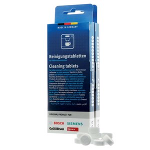 Bosch 312503, 00312503 Reiniger Voor koffiezetapparaten en thermoskannen TCZ6001, 20 stuks