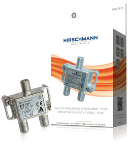 Hirschmann 1-wegs CATV-aftakelement 16 dB
