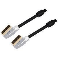 Profiq PQ301 SCART(M)-(M) ROND 1.5M SCARTKABEL