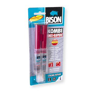 Bison 6305950 Lijm BISON -kombi snel-, 2-componenten lijm 24ml