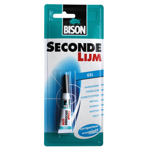 Bison 1490269 Lijm BISON -SUPER- secondenlijm, secondelijm gel 3ml