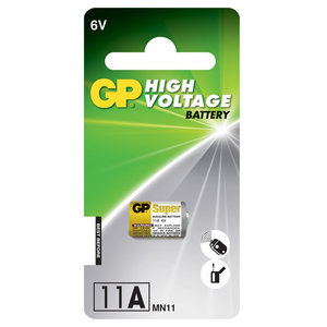 11A GP Alkaline rondcel hoog voltage 6V