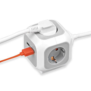 Brennenstuhl ALEA Power Cube - USB Charger Extention socket