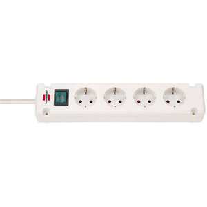 Brennenstuhl Bremounta Extension Socket 4-way white 1.5m H05VV-F 3G1.5