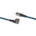 USB-Kabel | USB 2.0 | Apple Lightning 8-Pins | USB Type-C™ Male | 480 Mbps | 60 W | Vernikkeld | 1.00 m | Rond | Gebreid / Nylon | Zwart/Blauw | Cover Window Box_