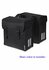 Basil Dubbele Fietstas Mara XL 35 Liter - Zwart_