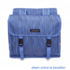 Tas New Looxs Fiori Double Dubbel | Alma | Blauw | 30L, dubbele fietstas_