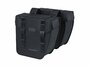 Tas Basil Tour Dubbel Zwart | 28L, dubbele fietstas_