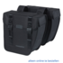 Tas Basil Tour Dubbel Zwart | 28L, dubbele fietstas_