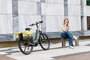 Tas New Looxs Joli Dubbel | Oslo | Olijfgroen/Geel | 37L, dubbele fietstas_