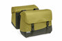 Tas New Looxs Joli Dubbel | Oslo | Olijfgroen/Geel | 37L, dubbele fietstas_