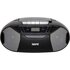 PBB 1 Compacte draagbare boombox met CD-speler, cassettedeck en FM-radio_