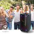 Bluetooth® Party Speaker | Maximale batterijduur: 5 uur | 240 W | Handgreep | Feestverlichting | Equalizer | Oranje / Zwart_
